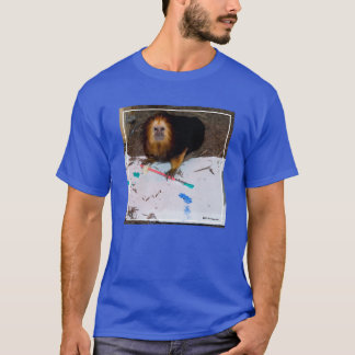 金頭のライオンのTamarinの絵画 Tシャツ
