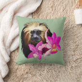 金頭のライオン・タマリン・モンキー クッション (ブランケット)