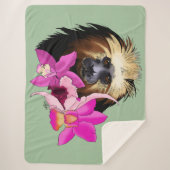 金頭のライオン・タマリン・モンキー シェルパブランケット (正面)