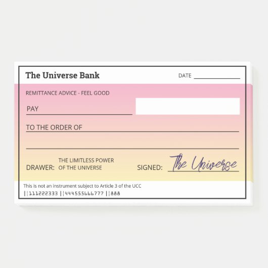 金額表示チガーリーェック ポストイット (正面)