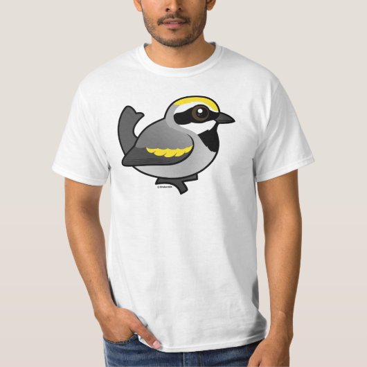 金飛んだアメリカムシクイ Tシャツ (正面)