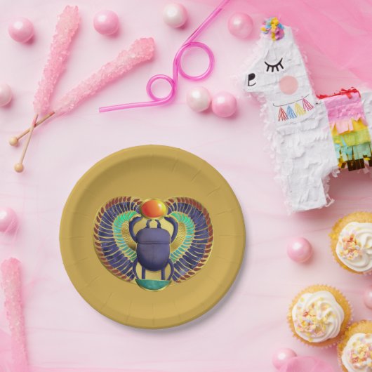 金飛んだオオタマオシコガネ ペーパープレート (パーティー)