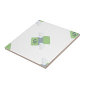 金飛んでいる絵文字 タイル (側面)