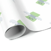 金飛んでいる絵文字 ラッピングペーパー (ロールコーナー)