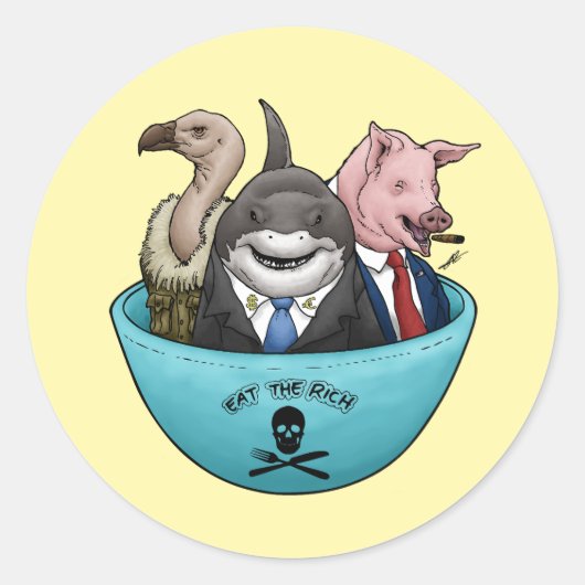 金食べ人よ！ ラウンドシール (正面)