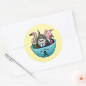 金食べ人よ！ ラウンドシール (封筒)