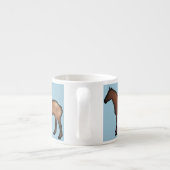 金馬の陶磁器のエスプレッソのマグ エスプレッソカップ (裏面)