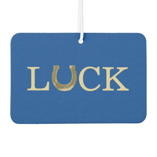 金馬蹄形 カーエアーフレッシュナー (正面)