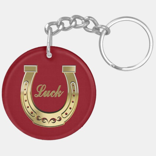 金馬蹄形 キーホルダー (裏面左)