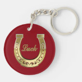 金馬蹄形 キーホルダー (裏面)