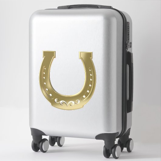 金馬蹄形 シール (スーツケース)