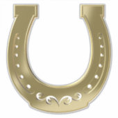 金馬蹄形 シール (正面)