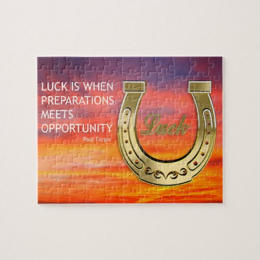 金馬蹄形 ジグソーパズル (横)