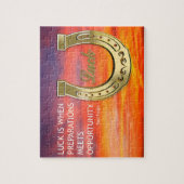 金馬蹄形 ジグソーパズル (縦)