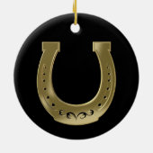 金馬蹄形 セラミックオーナメント (裏面)