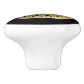 金馬蹄形 セラミックノブ (側面)