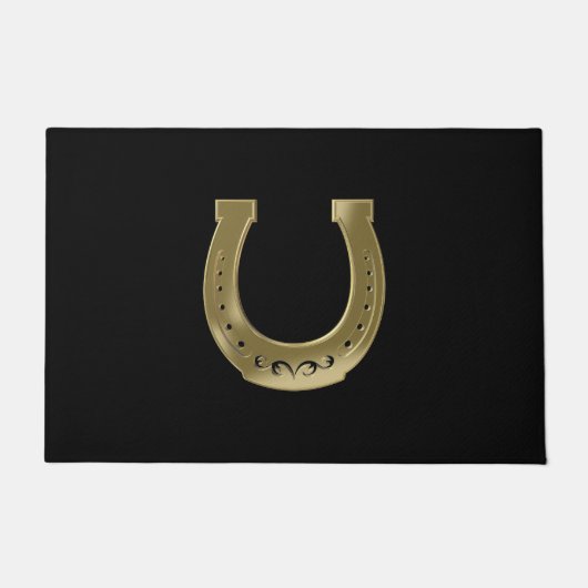 金馬蹄形 ドアマット (正面)