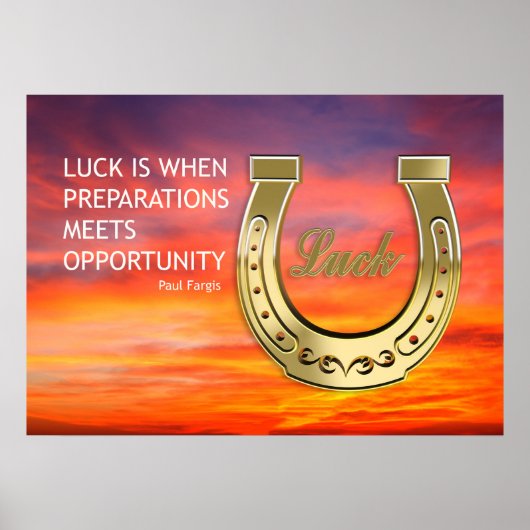 金馬蹄形 ポスター (正面)