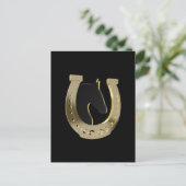 金馬蹄形 ポストカード (スタンド正面)