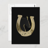 金馬蹄形 ポストカード (正面/裏面)