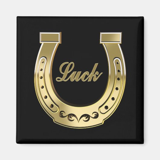 金馬蹄形 マグネット (正面)