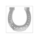 金馬蹄形 ラバースタンプ (インプリント)