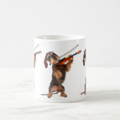 金髪のダシュント遊ンのバイオリン コーヒーマグカップ (中央)