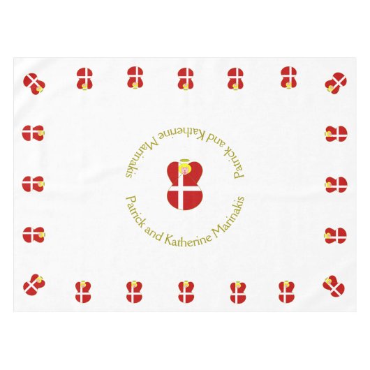 金髪のデンマークの天使 テーブルクロス (正面(横))