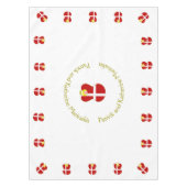 金髪のデンマークの天使 テーブルクロス (正面)