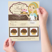 金髪のパン屋さん クッキー D12 フライヤー 写真付き D1c (手)