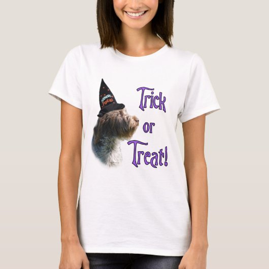 金髪のポインティンググリフォンのトリック Tシャツ (正面)