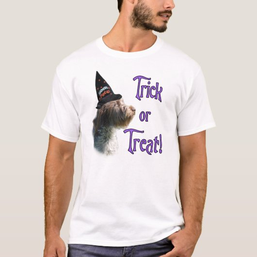 金髪のポインティンググリフォンのトリック Tシャツ (正面)