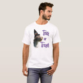 金髪のポインティンググリフォンのトリック Tシャツ (正面フル)