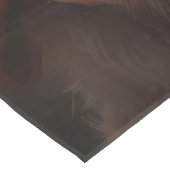 金髪のポインティンググリフォンサンタクロースのクリスマス テーブルクロス (アングル)