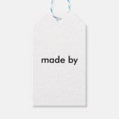 金髪のルックアウトマーメイド ギフトタグ (正面)