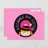 金髪のロックする姉 ポストカード (正面/裏面)