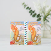 金髪の人魚のはがき ポストカード (スタンド正面)