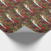 金髪の人魚の柄 ラッピングペーパー (角)