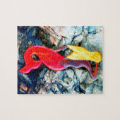 金髪の人魚 ジグソーパズル (横)