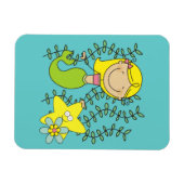 金髪の人魚 マグネット (横)