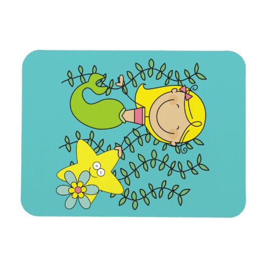 金髪の人魚 マグネット (横)