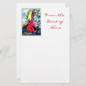 金髪の人魚 便箋 (正面/裏面)