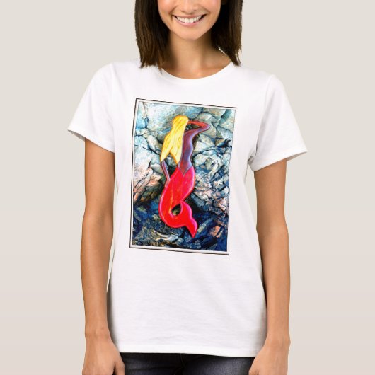 金髪の人魚 Tシャツ (正面)