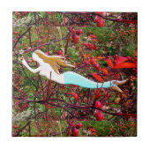 金髪の人 タイル (正面)