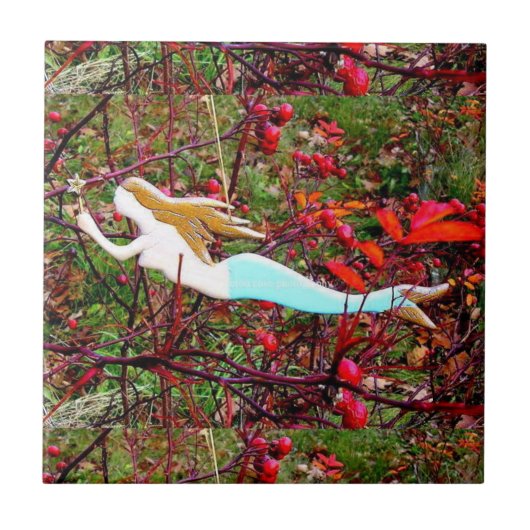 金髪の人 タイル (正面)