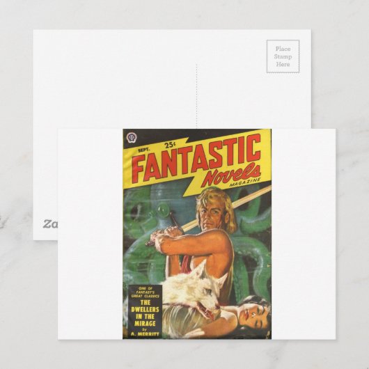 金髪の剣士 ポストカード (正面/裏面)