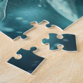 金髪の女性とドリームキャッチャー ジグソーパズル (側面)