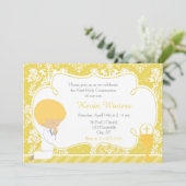 金髪の少年が初めての聖体拝領 ダマスク 招待状 (スタンド正面)