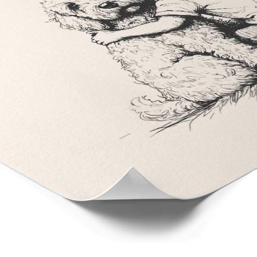 金髪の男の子 ポスター (角)