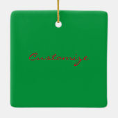 金髪の赤尾の人魚 セラミックオーナメント (裏面)